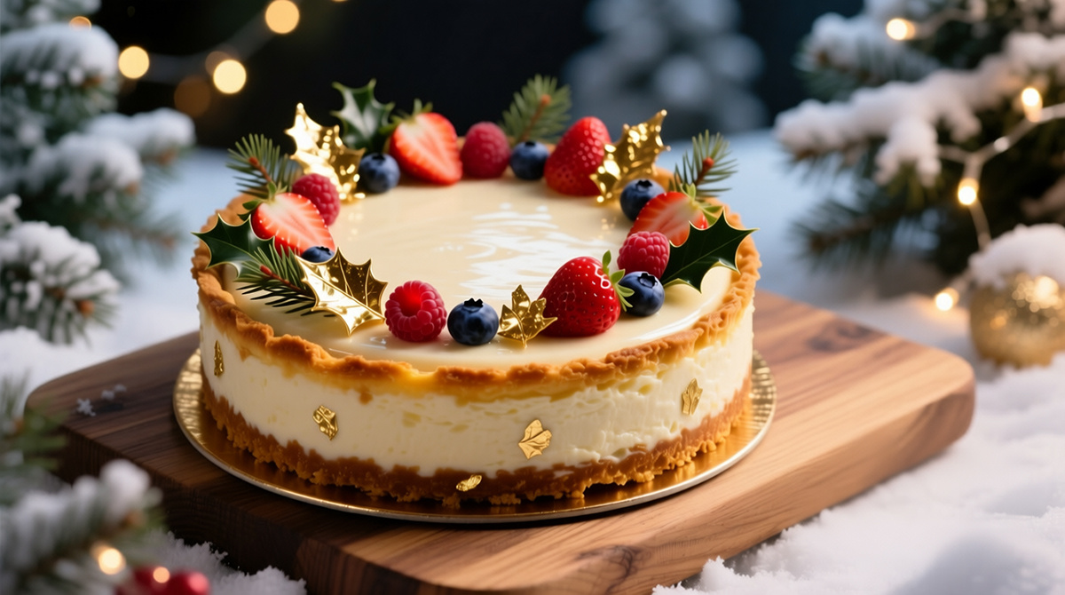 Праздничный чизкейк