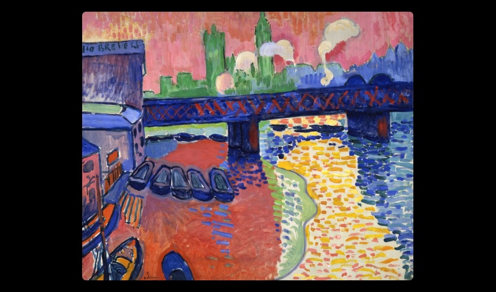 Андре Дерен. Мост в Чаринг-Кросс. 1906 год