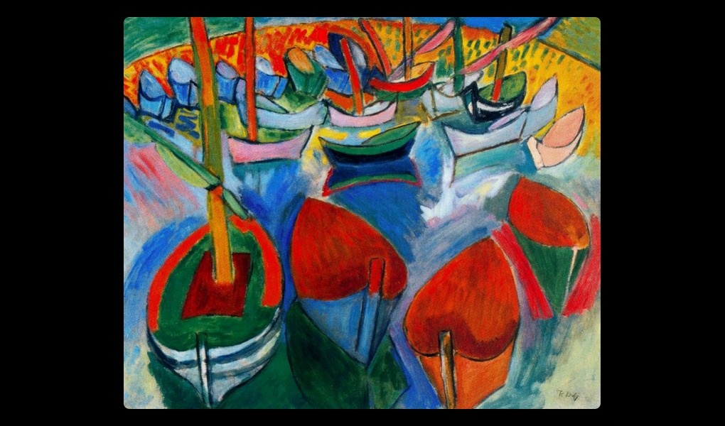 Рауль Дюфи. Лодки в Мартиге. 1908 год