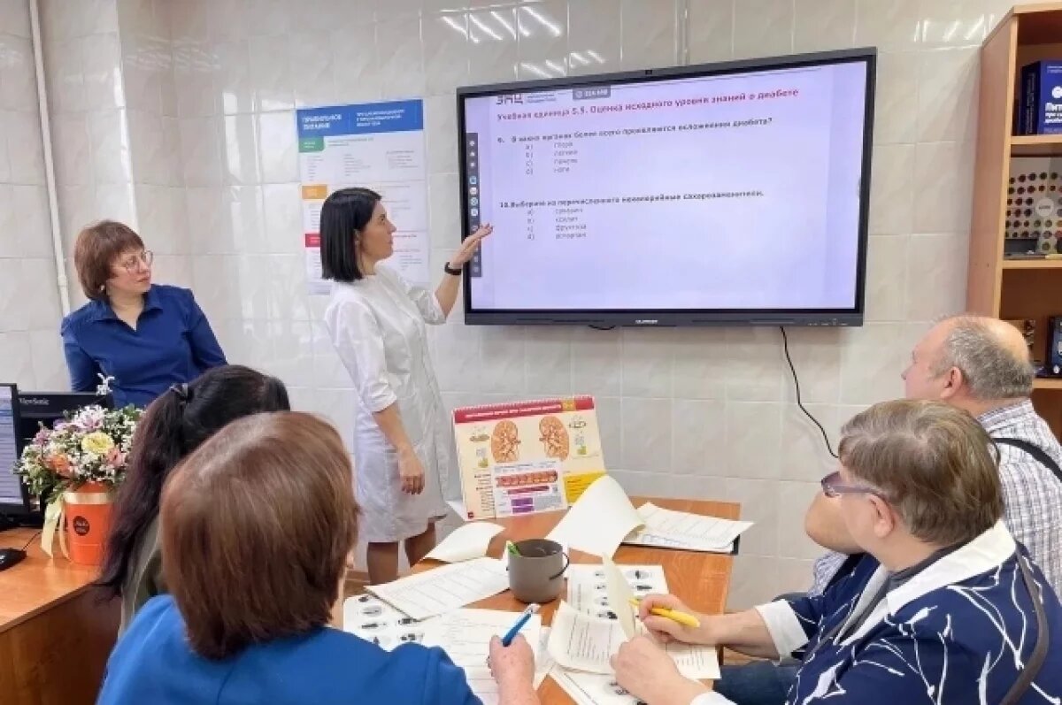    В Томской области более 4 тысяч человек прошли обучение по контролю диабета