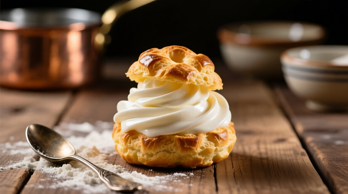 Крем Патисьер в пирожном