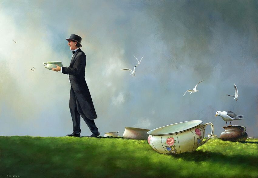 Мир художника — это мистика, сюр и метафоры