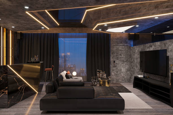 Натяжной 3D потолок