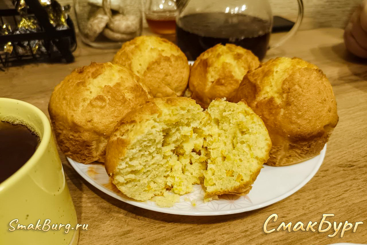 Воздушный апельсиновый кекс - приятный десерт для всей семьи!   Фото: Юлия А.