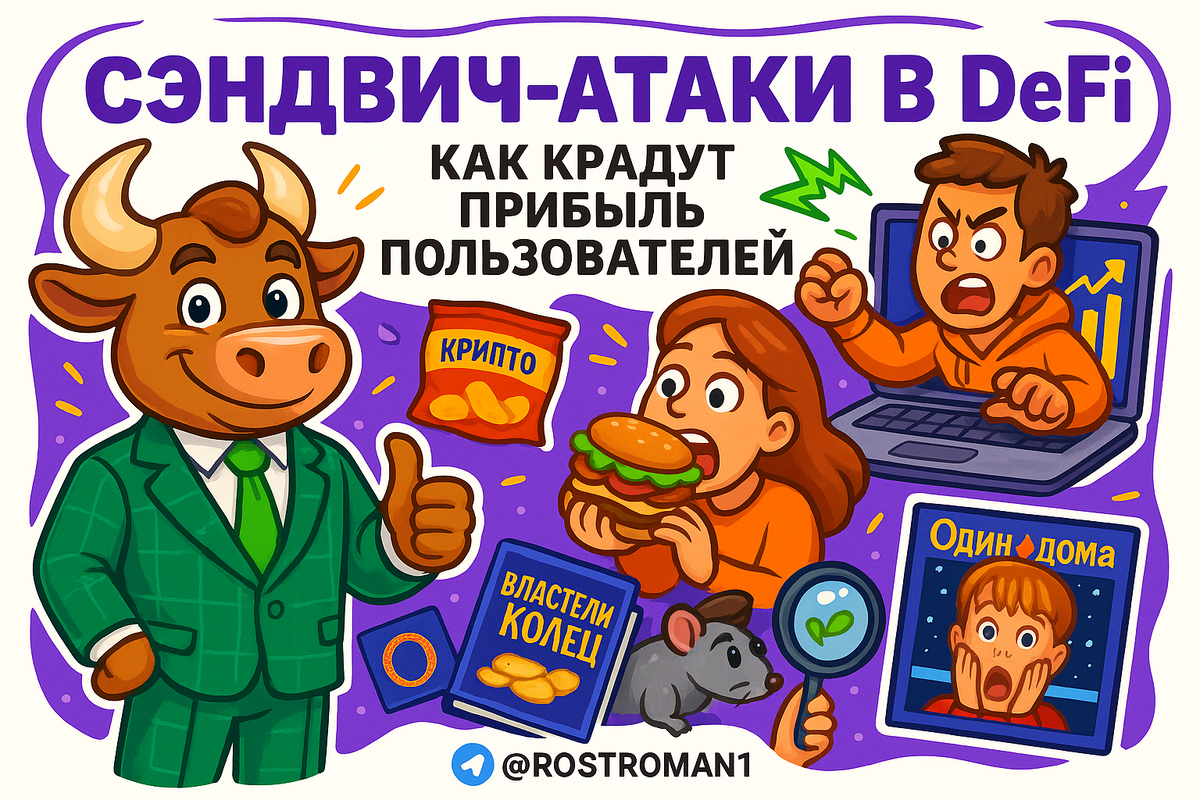    Sandwich атаки в DeFi: 7 ловушек, из-за которых трейдеры теряют всё РоСТ | Роман о Системном Трейдинге