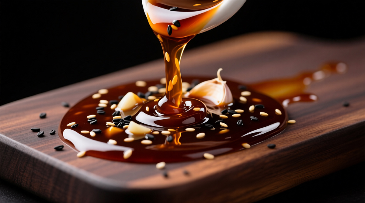 Маринад Терияки с кунжутом и чесноком