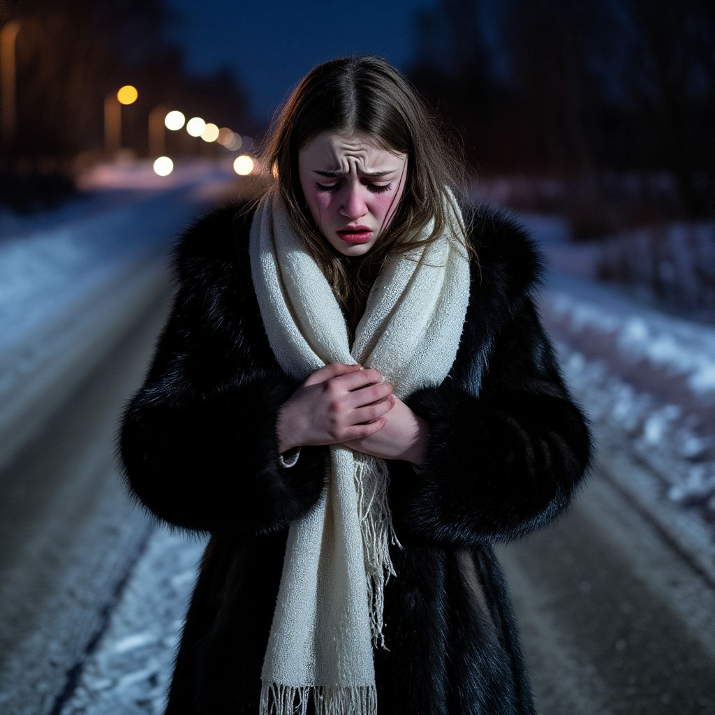 Изображение создано нейросетью по заказу автора публикации. Шубейка, конечно, не тех времён, но ИИ других не знает.