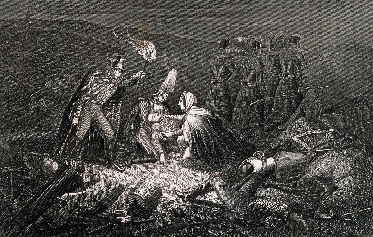 Поиски раненых после битвы на Альме, 1854