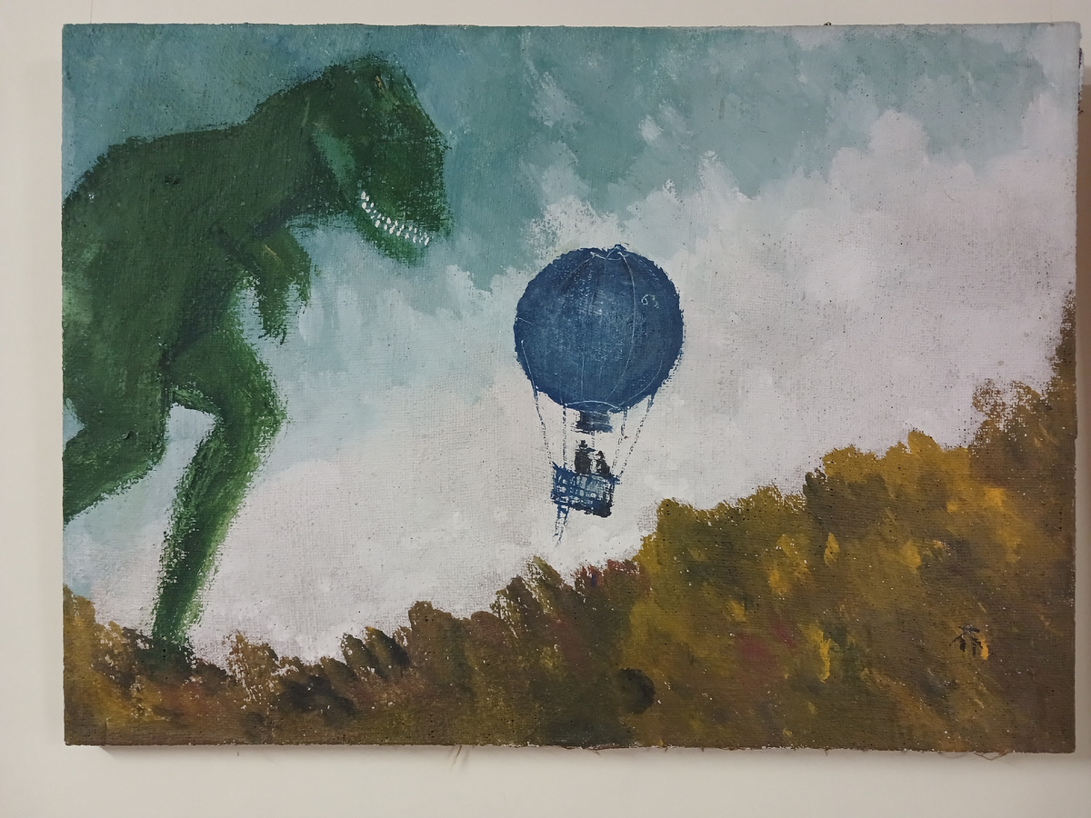 Воробьёв Д. «Рекс», х.,м. 63 х 90 см. 