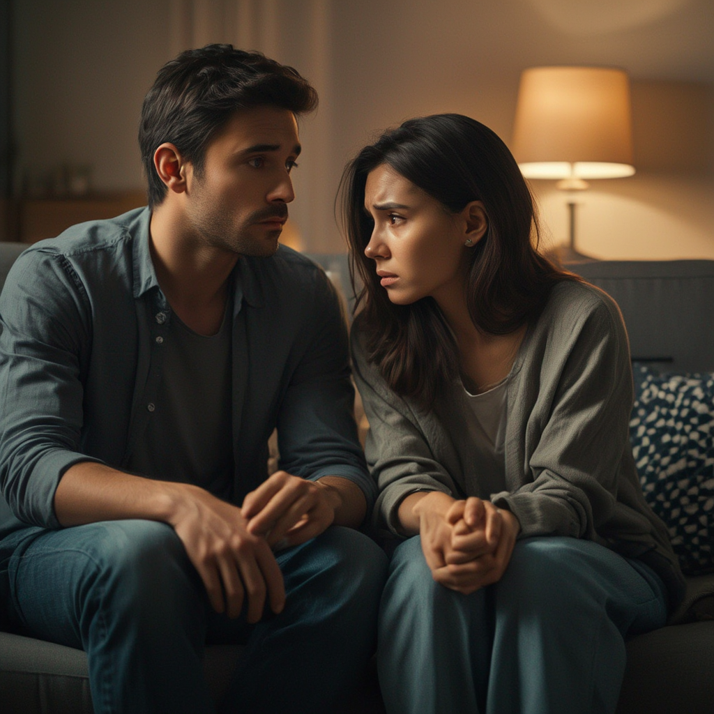 Он уже не любит, но боится сказать об этом.