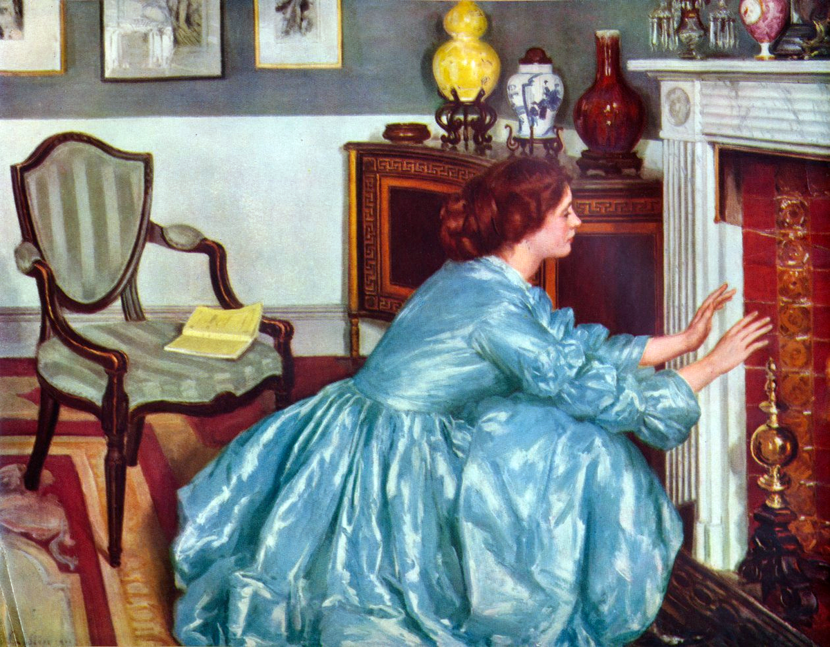 Филип Уилсон Стир. Конец главы, 1910. Частная коллекция