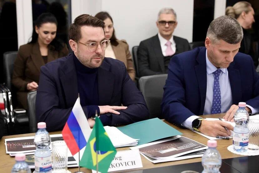    Олег Беркович обсудил сотрудничество с делегацией Бразилии
