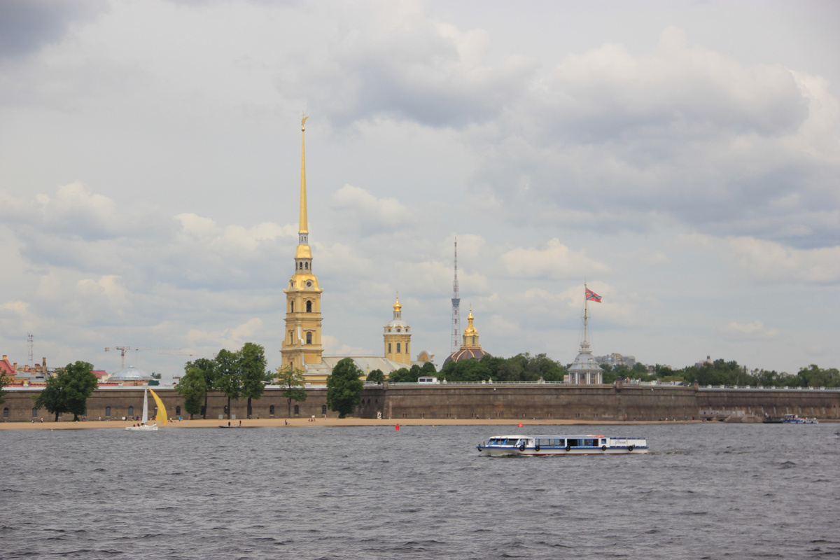 Санкт-Петербург, Петропавловская крепость. Фото автора канала "Приключения Тома Сойера".