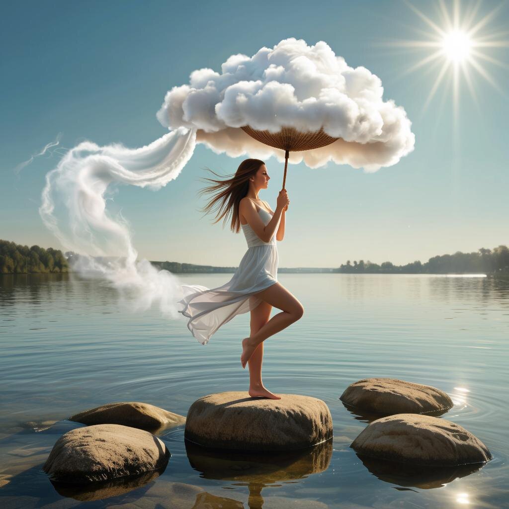 Равновесие здесь. Сгенерированно ИИ.