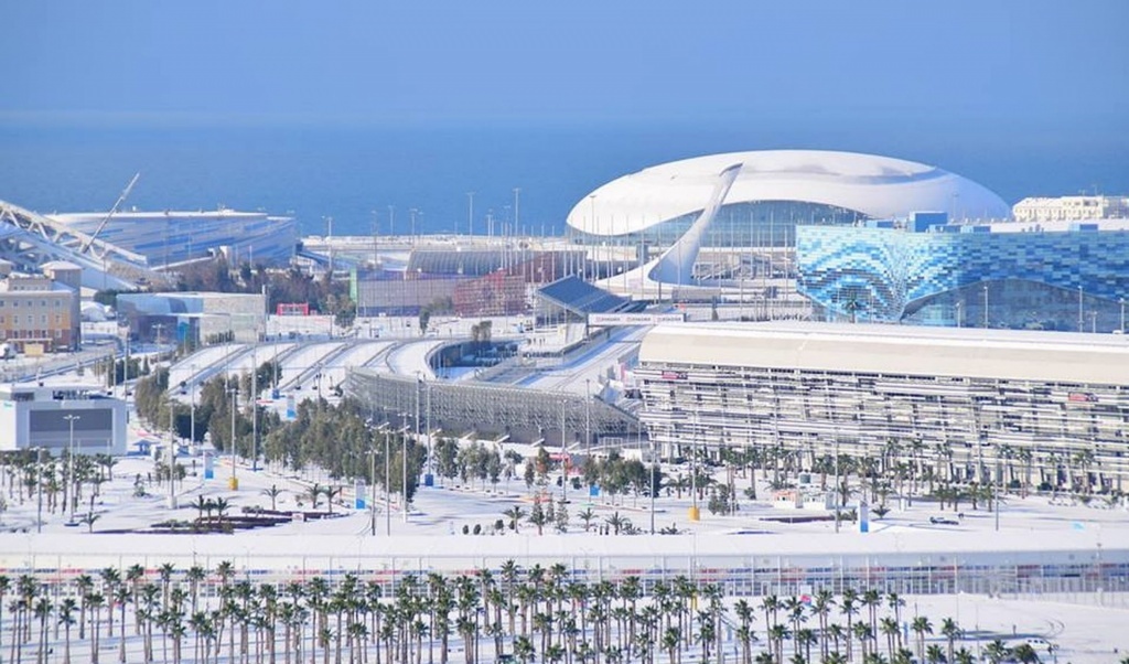 Олимпийский Сочи зимой