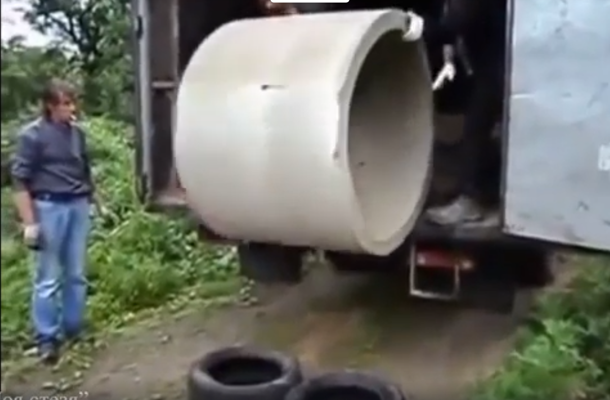 Никогда так не делайте. Кадр из видеоролика на Rutube.