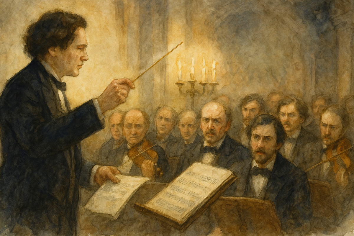 Антон Рубинштейн на репетиции «Океана».