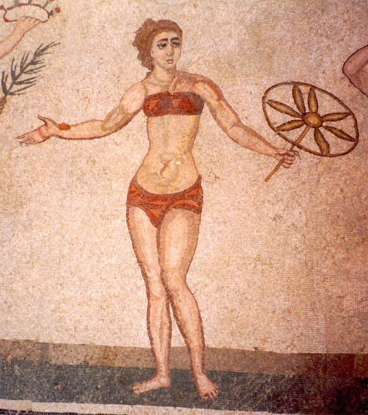 Строфион - первое бикини, популярная женская одежда для спорта