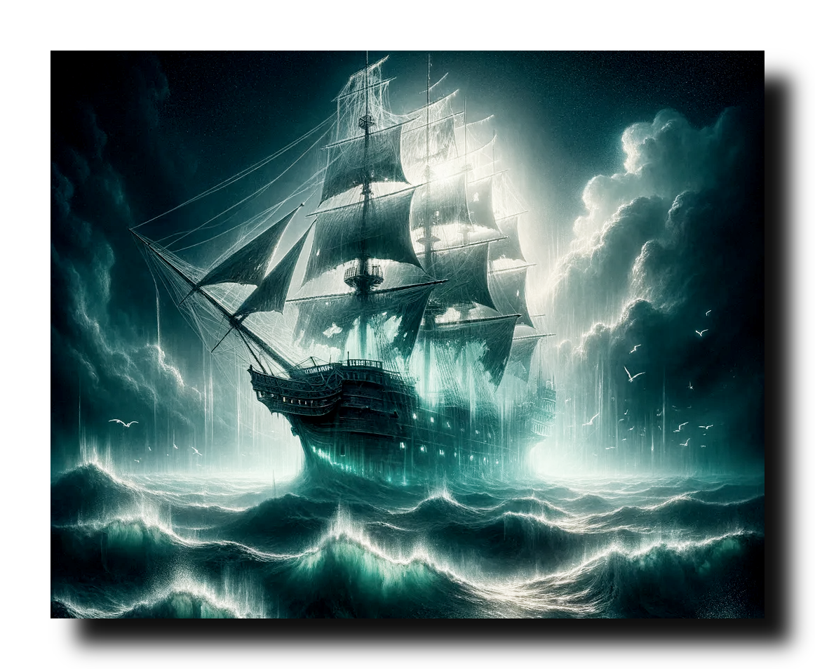 А вот и он - призрак...