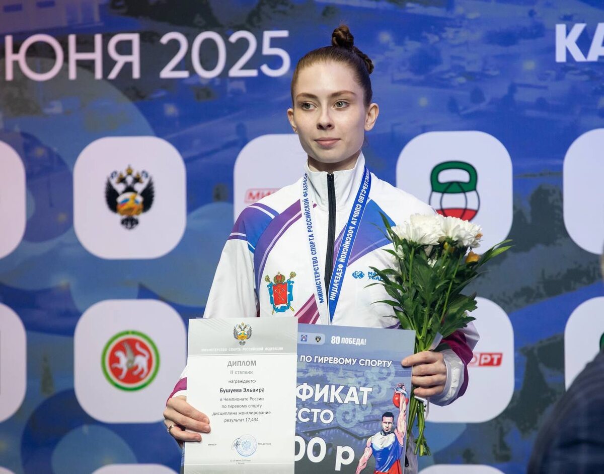 Чемпионат России по гиревому спорту 2025, Бушуева Эльвира 