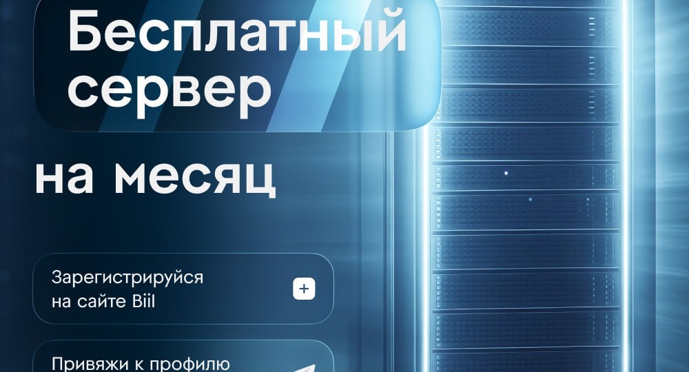 БЕСПЛАТНЫЙ СЕРВЕР НА МЕСЯЦ ОТ @biil_robot