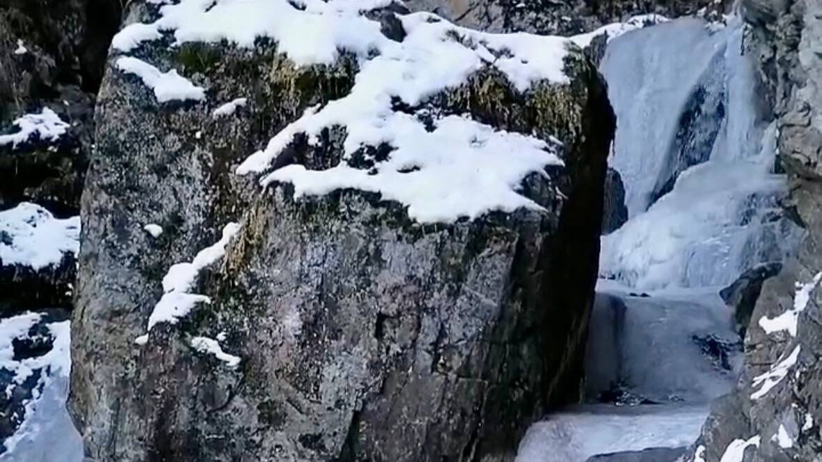 Водопад зимой