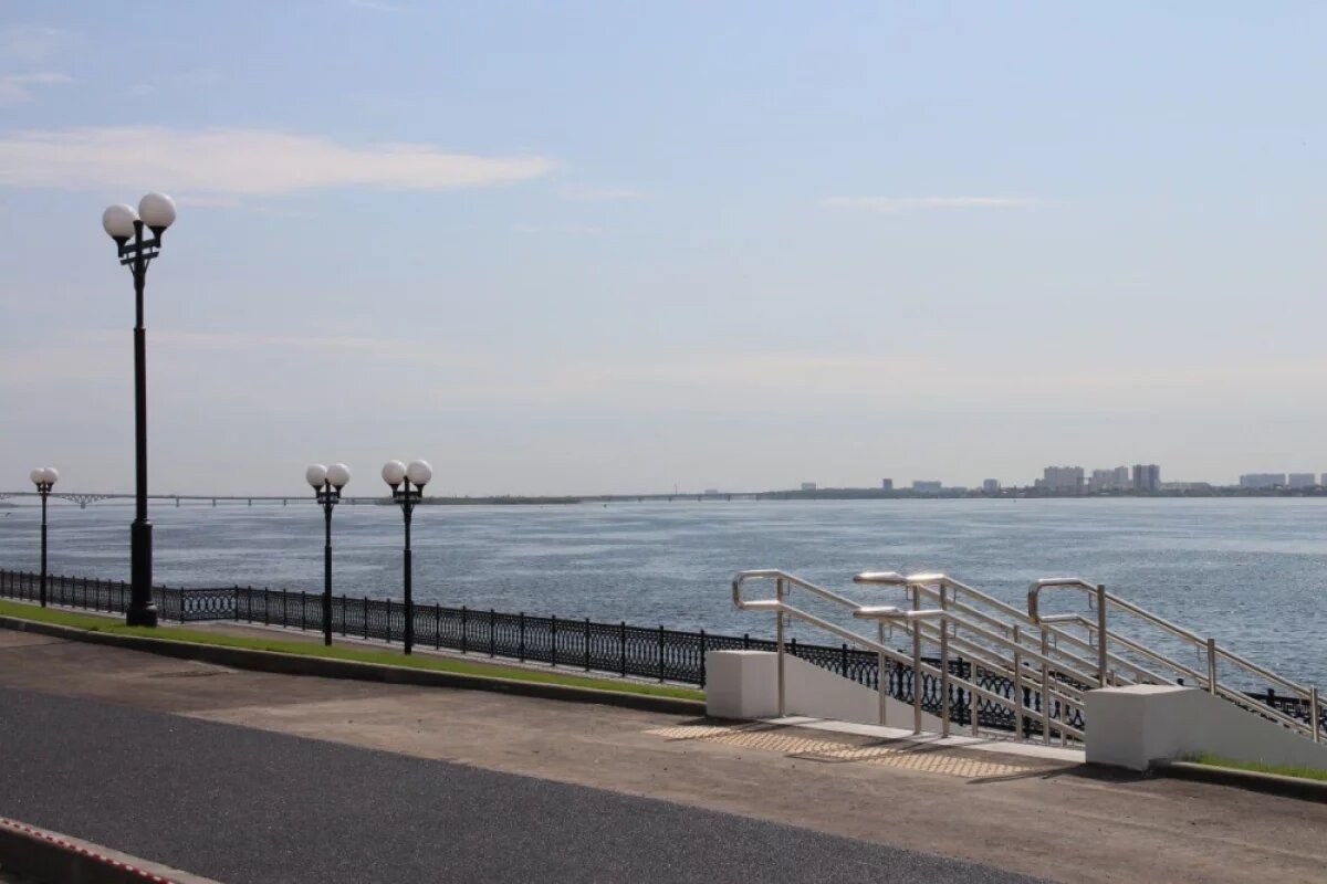    В Саратове наблюдают уникальное природное явление на реке Волге