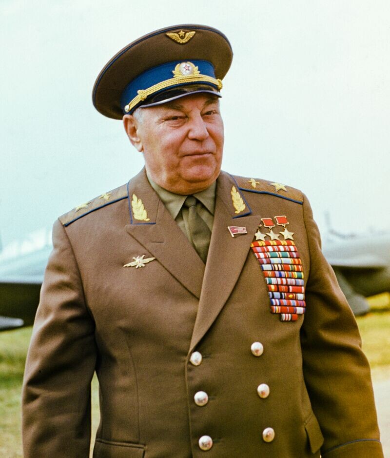 Маршал авиации А. И. Покрышкин, 1978 год, автор фото: Лев Медведев