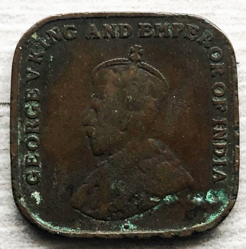 1 цент 1920. Король Великобритании Георг-5. Фото автора. 