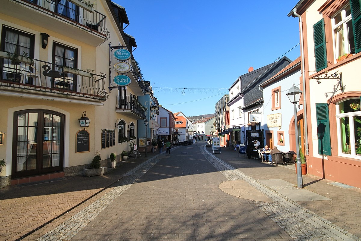 Город Метлах. Германия, земля Саар