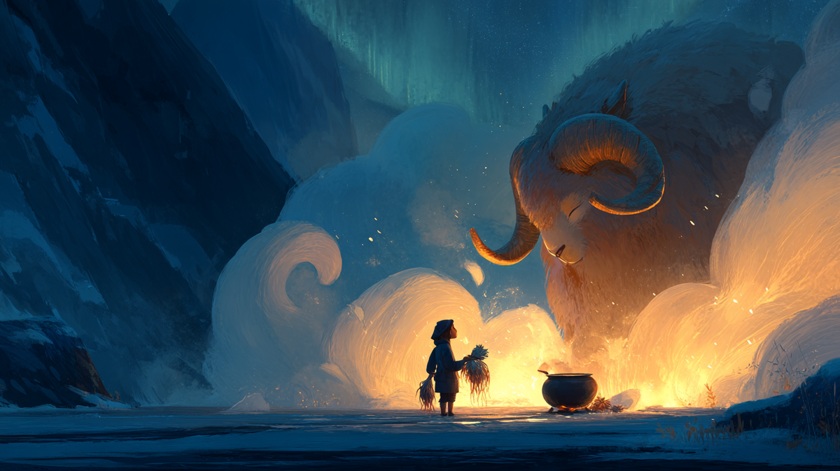 Пастух Аурлир и дух Барана