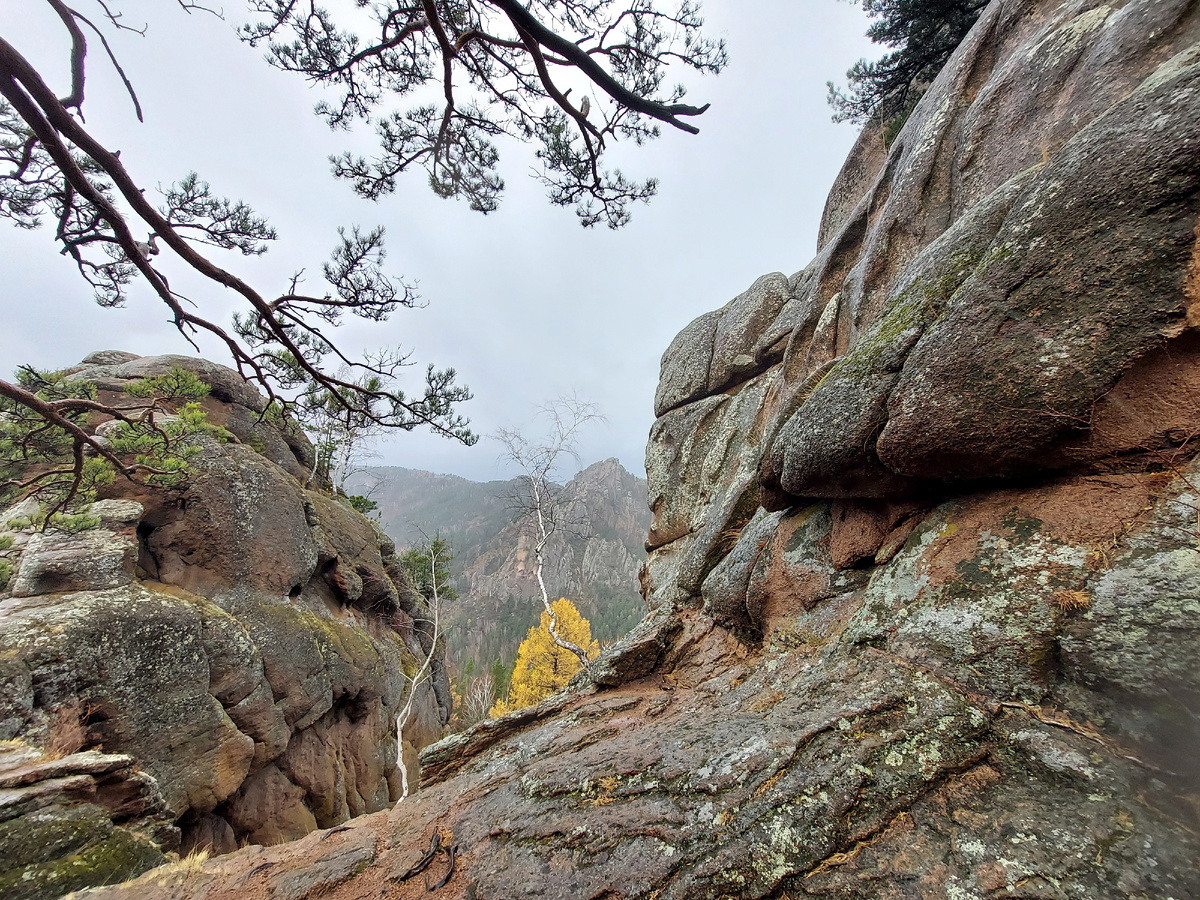 На одной из скал