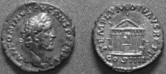 Монета с изображением Антонины Пии