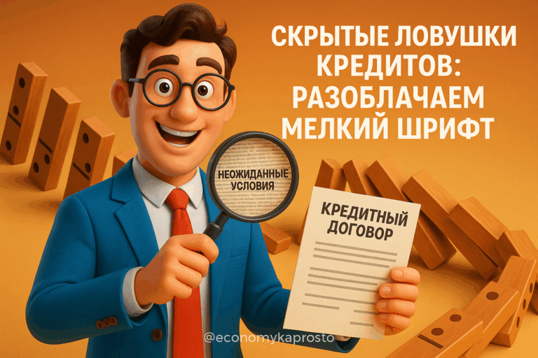    Скрытые ловушки кредитов: разоблачаем мелкий шрифт Экономика-просто