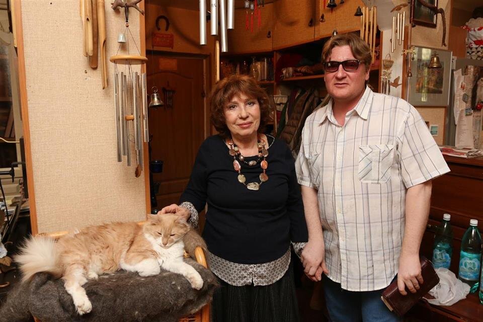 Елена Камбурова и автор канала "Пераново перо" Олег Перанов. Фото Андрея Стурина