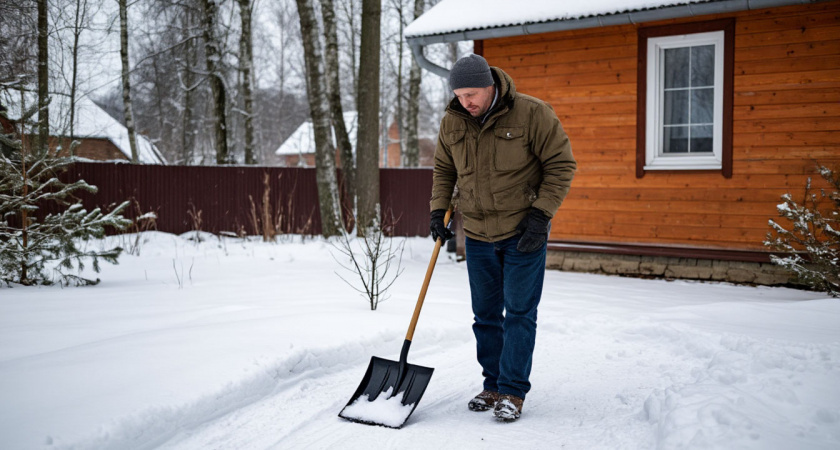    Умные хозяева снег лопатой давно не убирают и спину не надрывают — есть способ получше