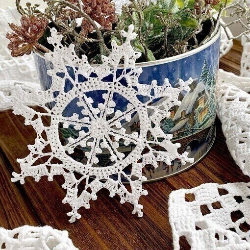 Снежинки крючком: как получать кайф от процесса и создавать волшебство