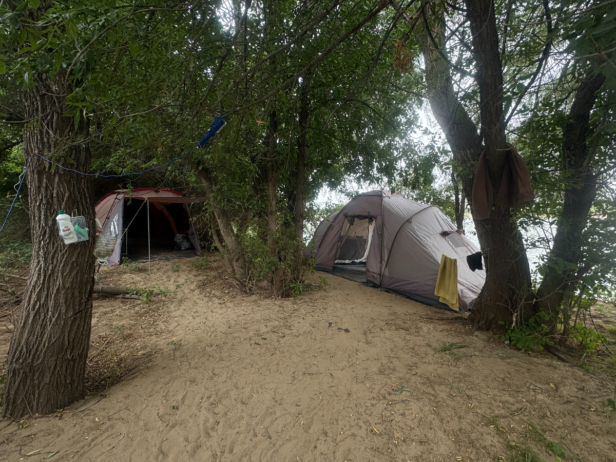 Часть лагеря.