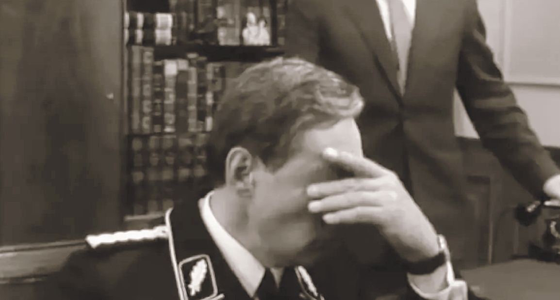 Кадр из фильма "Семнадцать мгновений весны".