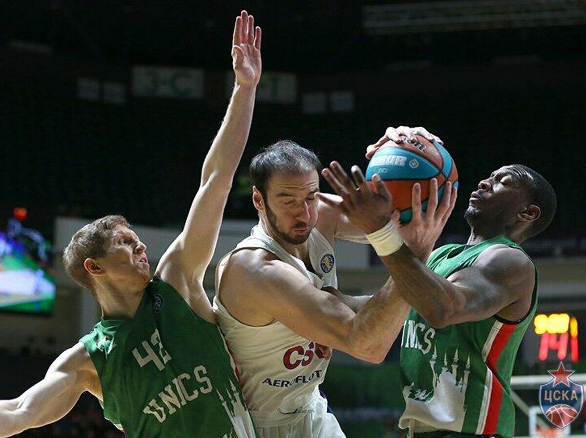    ЦСКА - УНИКС в матче Единой лиги ВТБ© Фото : Официальный сайт ПБК ЦСКА