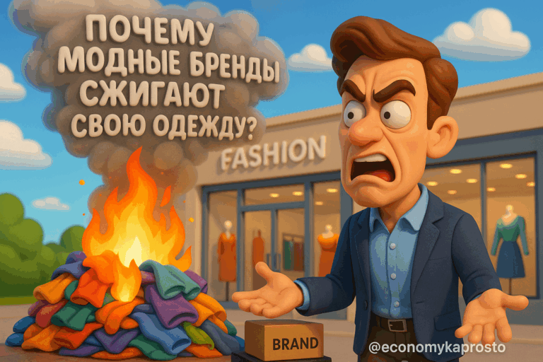    Почему модные бренды сжигают свою одежду? Экономика-просто