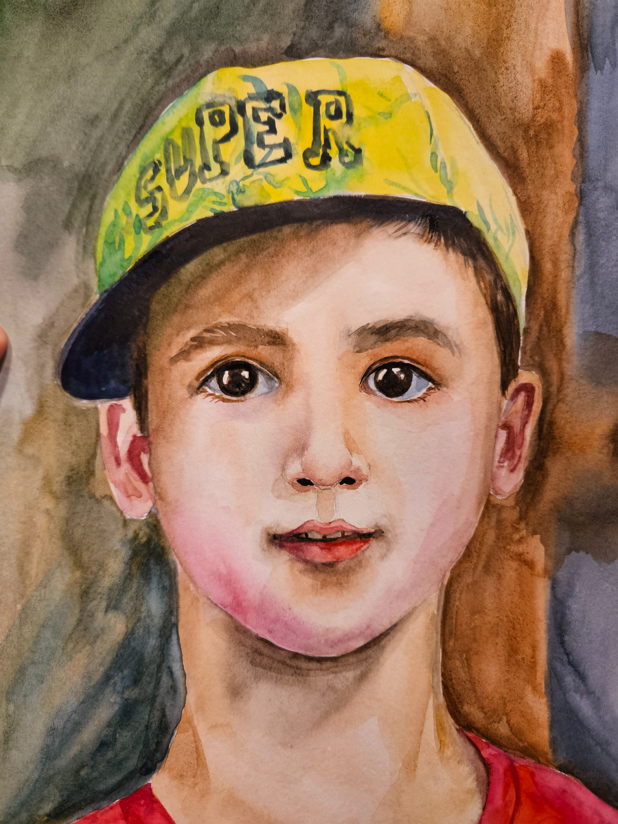 Как будто нарисован детской рукой