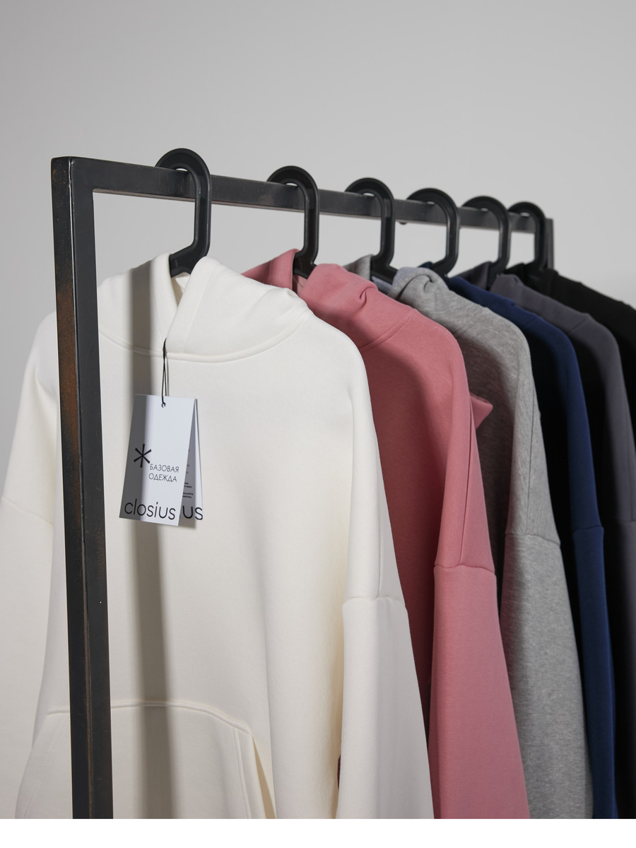 оверсайз худи с капюшоном Closius