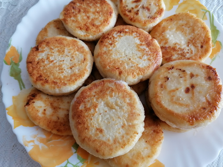 Мои красные тарелочки остались дома, на Севере:) Фото автора