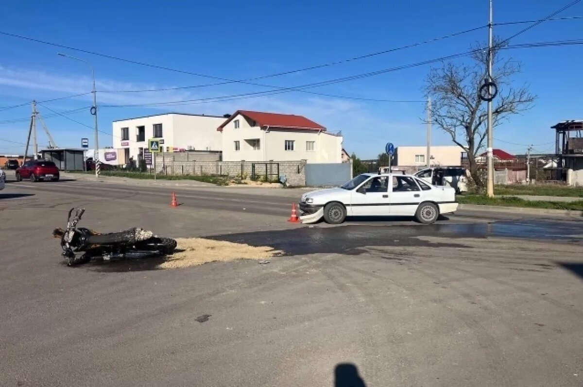    Мотоциклист попал в больницу после ДТП с иномаркой в Севастополе