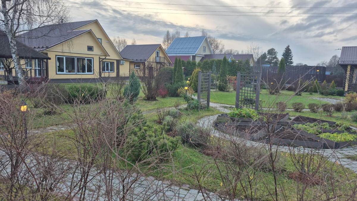 Сад в ноябре основателя LandComp Жанны Мартыновой