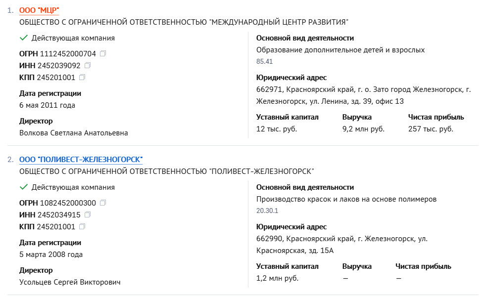 ФОТО: https://checko.ru/person/245201105927