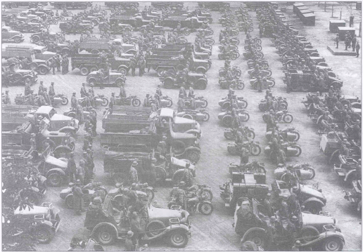 СМОТР ТЕХНИКИ ДИВИЗИИ ВЕРМАХТА