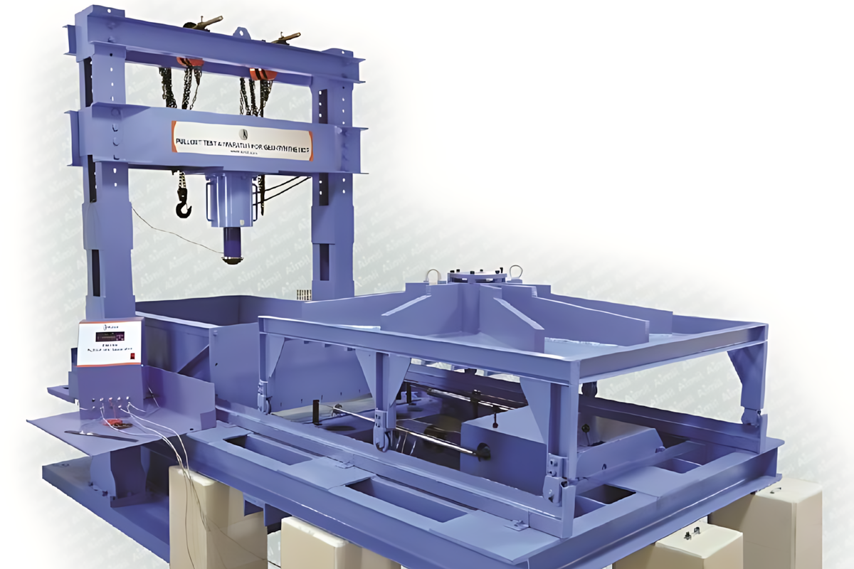 Большой испытательный стенд для pull-out тестов по ASTM D6706