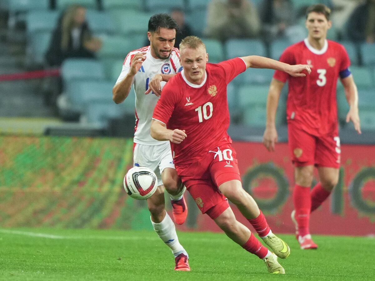    Футбол. Товарищеский матч. Россия - Чили© РИА Новости / Александр Вильф